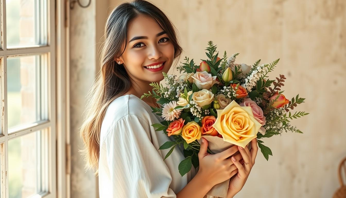 Seasonal flower arrangements